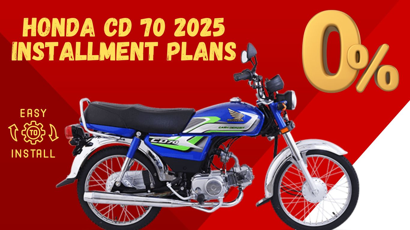 Honda Cd 70 2025 installment plans